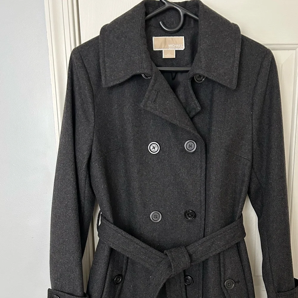 Michael Kors Classy Timeless Chic Blended Wool Coat, Outerwear